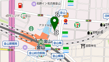 金山内科の地図画像