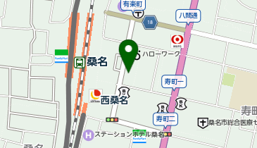 桑名駅前こころのクリニックの地図画像