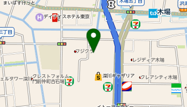 深川ギャザリア皮ふ科の地図画像