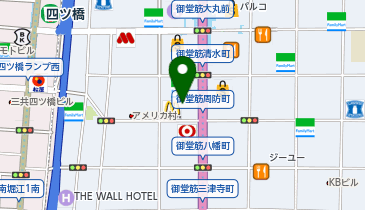 フィラークリニック大阪心斎橋院の地図画像