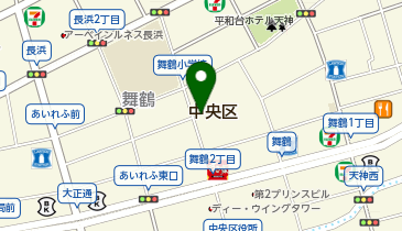 天神脳神経外科クリニックの地図画像