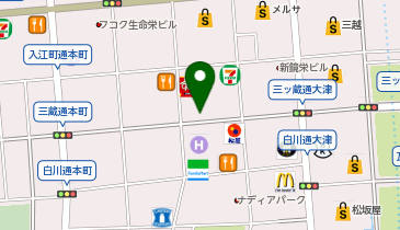 プライベートケアクリニック名古屋栄の地図画像
