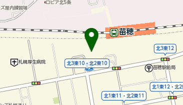 JA北海道厚生連 札幌厚生病院なえぼ厚生クリニックの地図画像