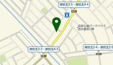 さっぽろ森林クリニックの地図画像