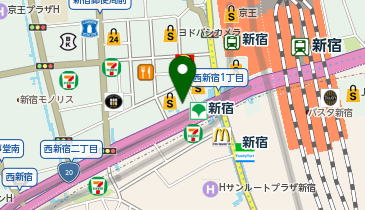 咲くらクリニック 新宿南口の地図画像