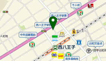 にじいろこどもとみんなのクリニック北口院の地図画像