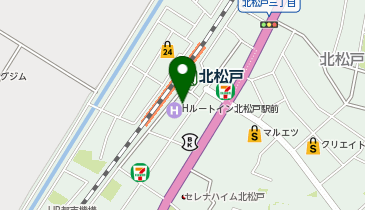 北松戸駅前おなかと内科・内視鏡クリニックの地図画像
