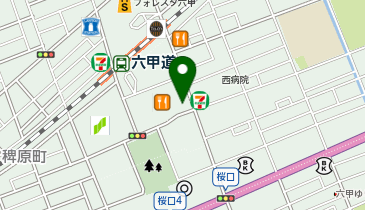 さの内科循環器クリニックの地図画像