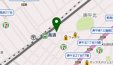 こめかみ内科・外科クリニックの地図画像