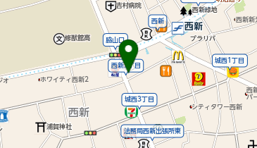 HRK clinicの地図画像