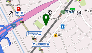 横浜青葉 大腸と胃の内視鏡 くろき消化器内科クリニックの地図画像