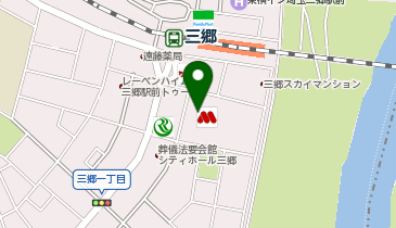 しらと内科外科クリニック三郷の地図画像