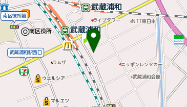 UT整形外科 武蔵浦和の地図画像