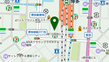 友枝歯科・矯正歯科クリニック博多駅前・医科の地図画像