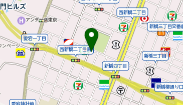 新橋南桜パーククリニックの地図画像