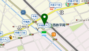 平尾駅泌尿器クリニックの地図画像