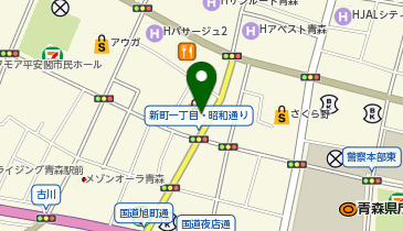 TCB 東京中央美容外科・TCB スキンクリニック 青森院の地図画像