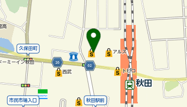 湘南美容クリニック秋田院の地図画像