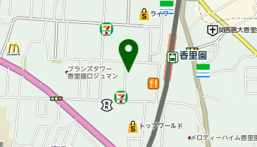 香里園いとう小児科の地図画像