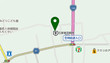 石塚地方医院の地図画像
