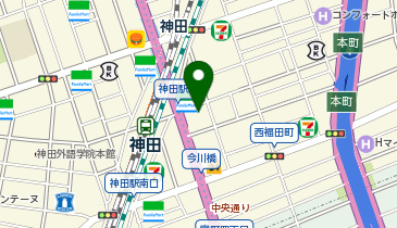 神田メンタルクリニックの地図画像