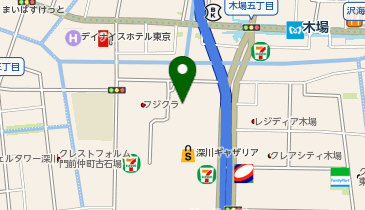 深川ギャザリアクリニックの地図画像