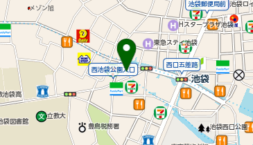 ヒロクリニック池袋駅前院の地図画像