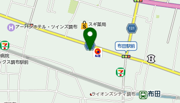 調布ファミリークリニックの地図画像