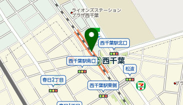 クリア西千葉駅クリニックの地図画像