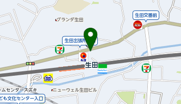 ハナミズキ在宅診療所の地図画像