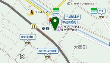 秦野こころクリニックの地図画像