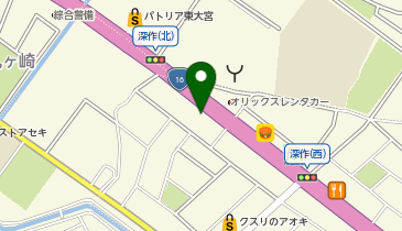東大宮胃と大腸肛門の消化器内視鏡内科・婦人科クリニック見沼院の地図画像