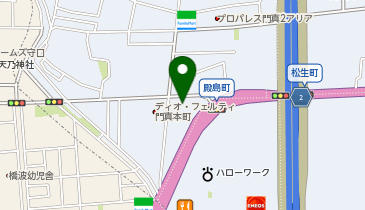 なかみち内科クリニックの地図画像