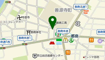 都島整形外科クリニックの地図画像