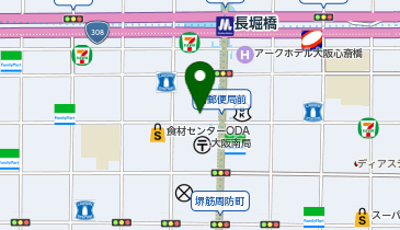 大阪よろづ医院の地図画像