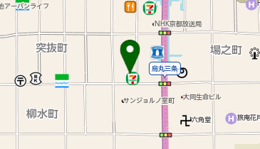 烏丸御池かねみつメンタルクリニックの地図画像