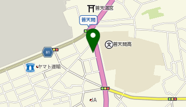 クリニックかふぅの地図画像