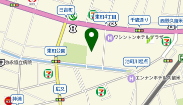 久留米セントラルクリニックの地図画像