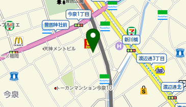 天神マイケアヒルズタワークリニックの地図画像