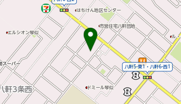 おなかのクリニック 札幌の地図画像