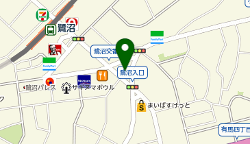 鷺沼うすい眼科の地図画像