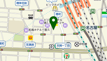 名古屋心療内科ゆうメンタルクリニック名古屋院の地図画像