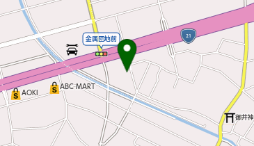 かかみがはら形成外科クリニックの地図画像