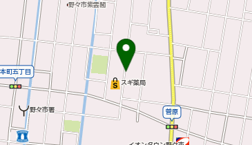 ののいち整形外科脊椎外科クリニックの地図画像