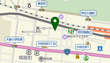 明石やまだ内科歯科クリニック・医科の地図画像