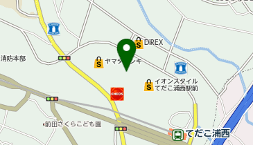 てだこ整形外科の地図画像