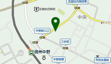 北信総合病院附属北信クリニックの地図画像