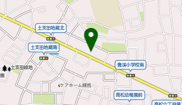 土支田おおき整形外科の地図画像