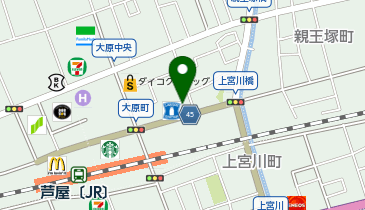 芦屋こころクリニックの地図画像