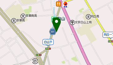 白山リハビリ整形外科の地図画像